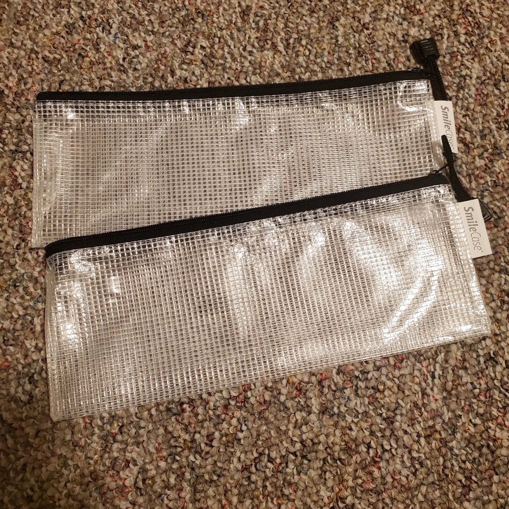 (10/$15) Two plastic pouches